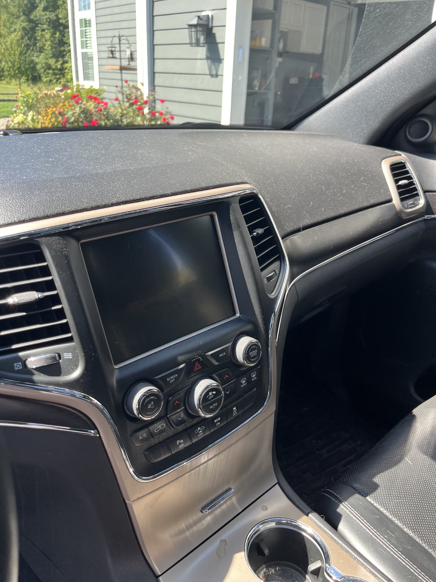 Dash and centre stack finished clean by Alum Auto Detailing, Westerville